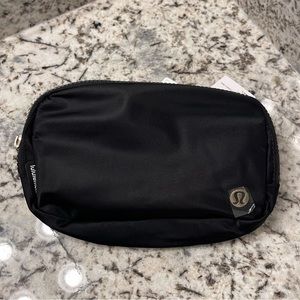 Black and Gold Everywhere Belt Bag